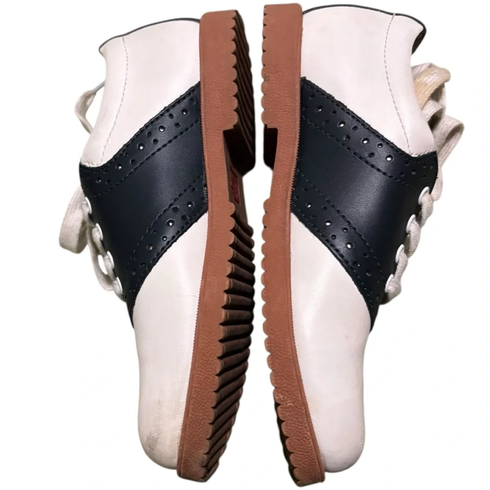 Academie Gear Girl’s Honor Roll Cheer Oxford saddle uniform shoes size 12.5